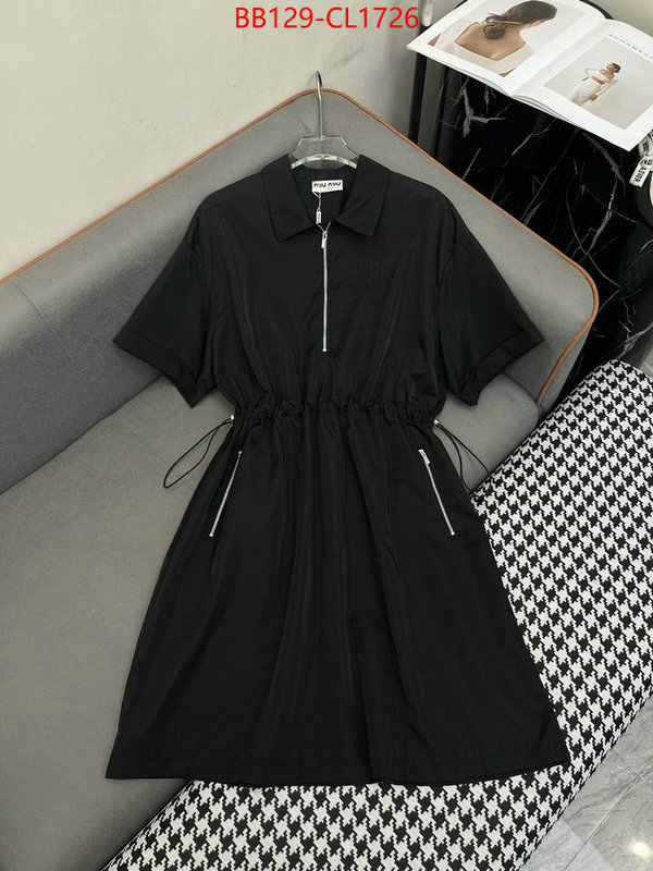 Clothing-MIU MIU shop the best high authentic quality replica ID: CL1726 $: 129USD