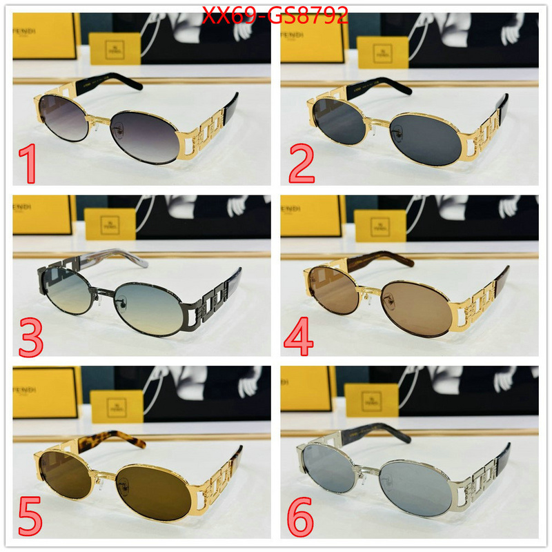 Glasses-Fendi best quality designer ID: GS8792 $: 69USD