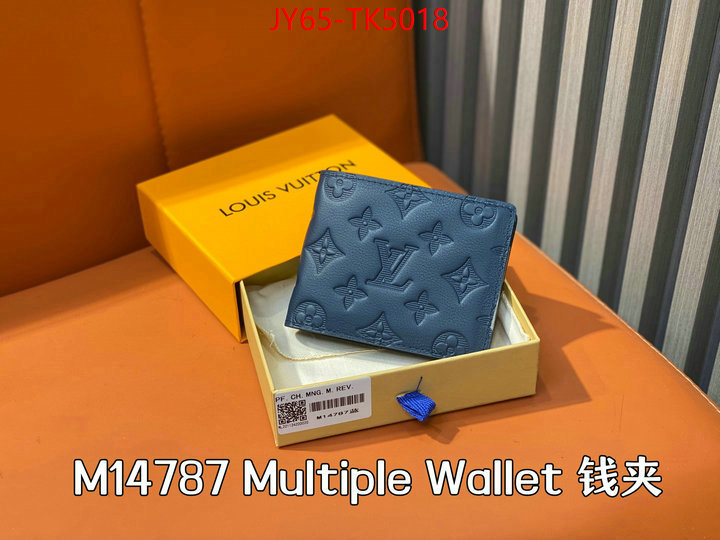 LV Bags(TOP)-Wallet best wholesale replica ID: TK5018 $: 65USD,