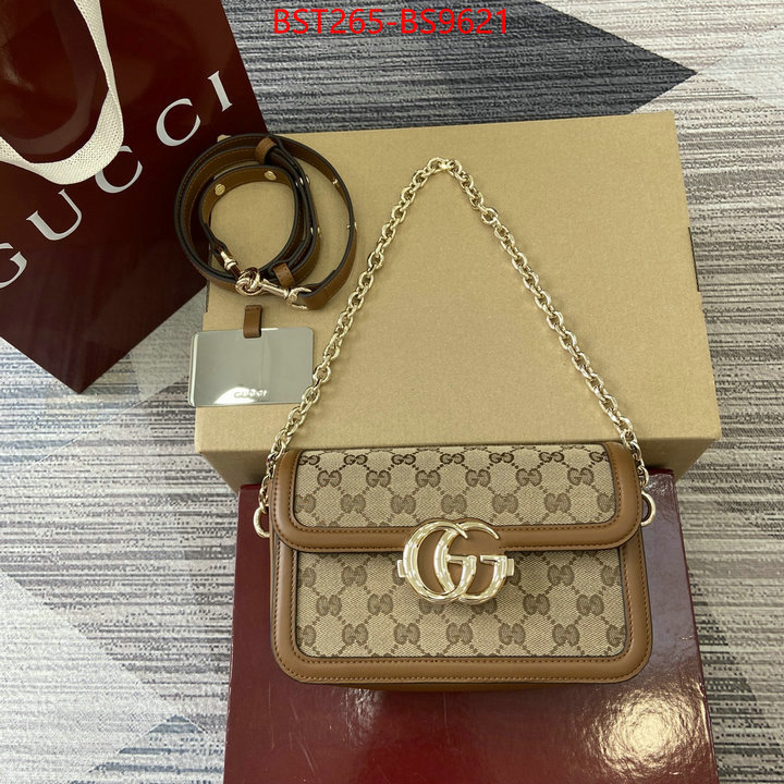 Gucci Bags(TOP)-Crossbody- what best replica sellers ID: BS9621 $: 265USD,