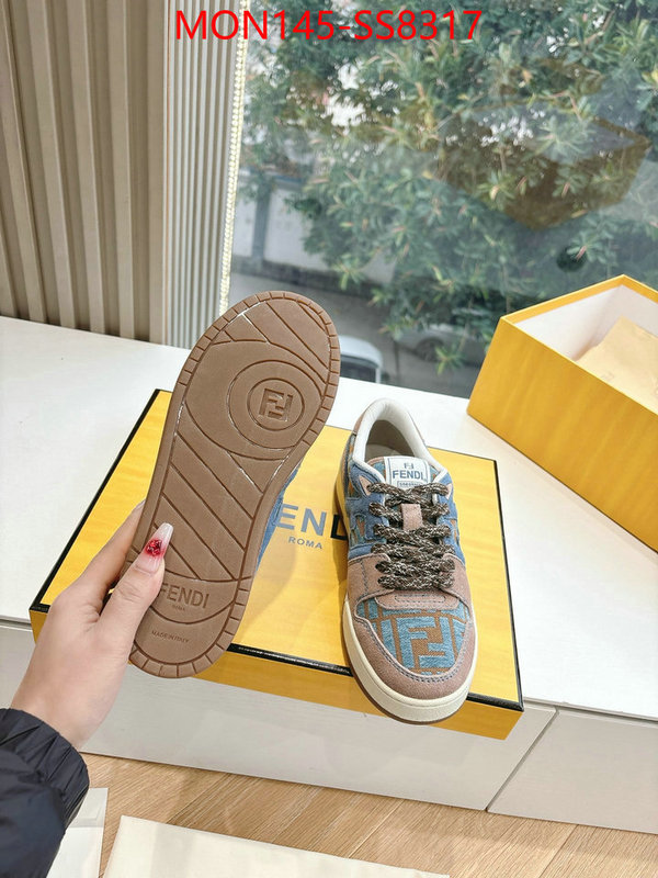 Men Shoes-Fendi 2024 aaaaa replica 1st copy ID: SS8317 $: 145USD