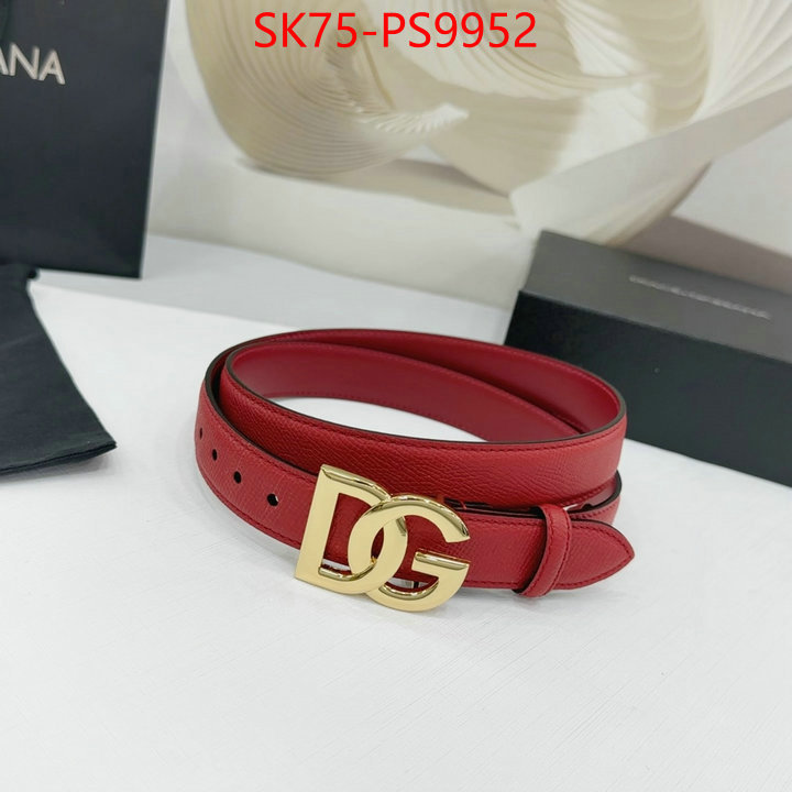 Belts-DG replcia cheap ID: PS9952 $: 75USD