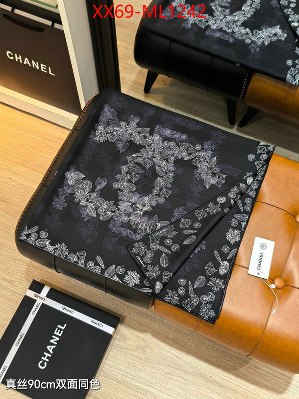 Scarf-Chanel knockoff highest quality ID: ML1242 $: 69USD