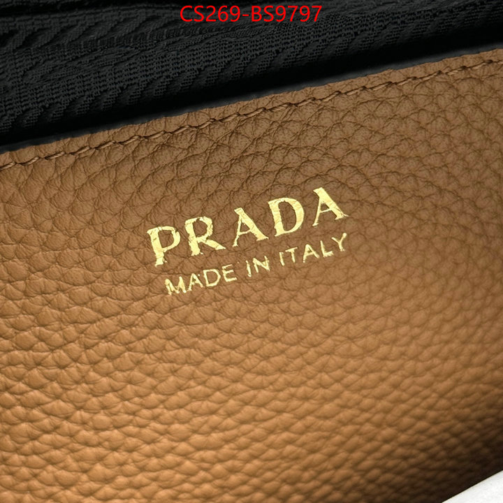 Prada Bags(TOP)-Crossbody- what is a counter quality ID: BS9797 $: 269USD,