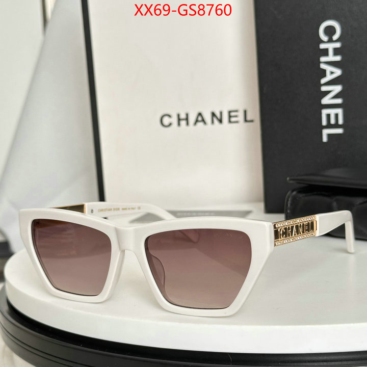 Glasses-Chanel we provide top cheap aaaaa ID: GS8760 $: 69USD