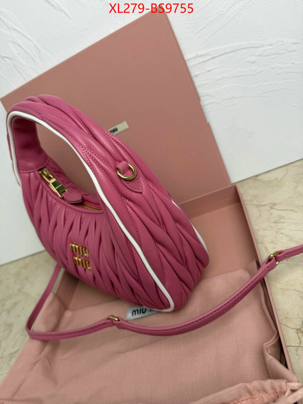Miu Miu Bags(TOP)-Crossbody- replica aaaaa+ designer ID: BS9755 $: 279USD,