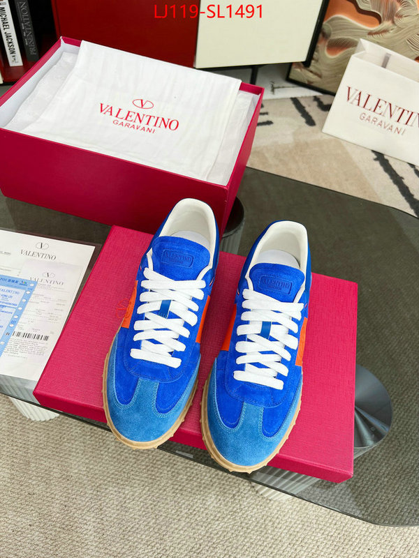Men Shoes-Valentino high quality replica designer ID: SL1491 $: 129USD