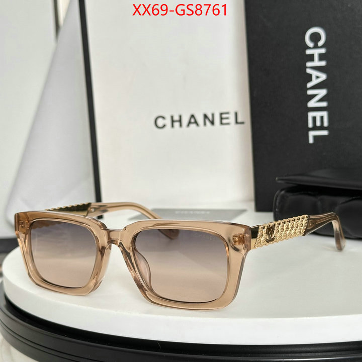 Glasses-Chanel aaaaa+ replica ID: GS8761 $: 69USD