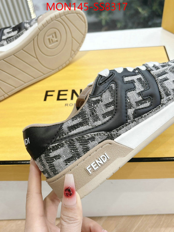 Men Shoes-Fendi 2024 aaaaa replica 1st copy ID: SS8317 $: 145USD