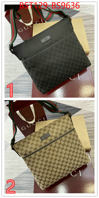 Gucci Bags(TOP)-Crossbody- high quality replica ID: BS9636 $: 129USD,