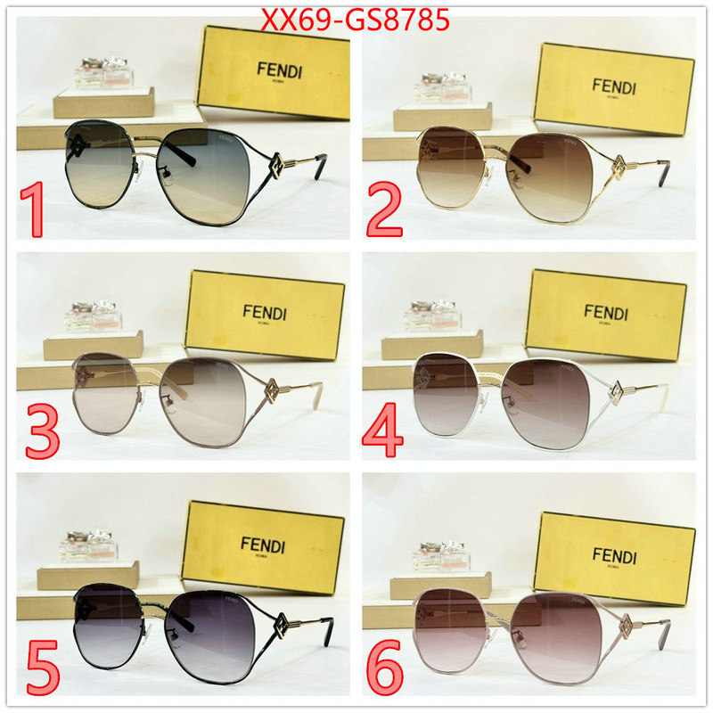 Glasses-Fendi replica 2024 perfect luxury ID: GS8785 $: 69USD