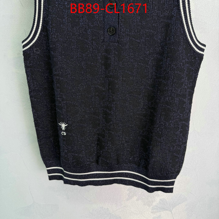 Clothing-Dior for sale cheap now ID: CL1671 $: 89USD
