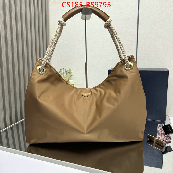 Prada Bags(TOP)-Handbag- replica us ID: BS9795 $: 185USD,