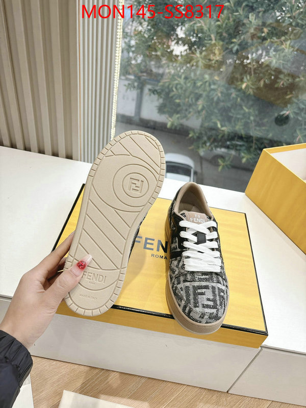 Men Shoes-Fendi 2024 aaaaa replica 1st copy ID: SS8317 $: 145USD