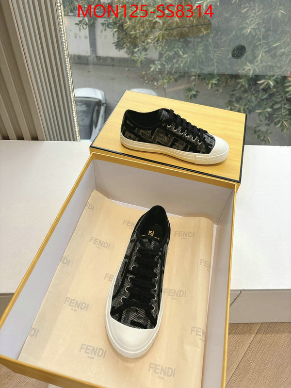 Men Shoes-Fendi best aaaaa ID: SS8314 $: 125USD