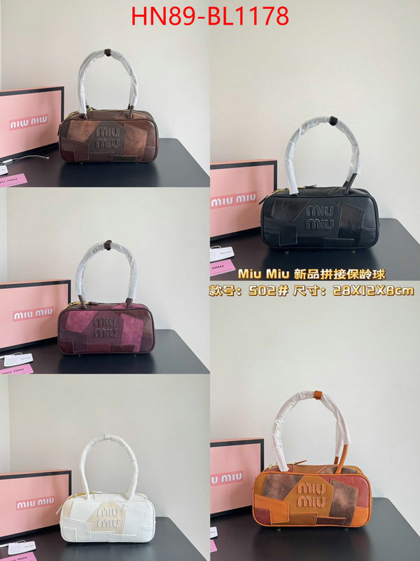 Miu Miu Bags(4A)-Handbag- first top ID: BL1178 $: 89USD,