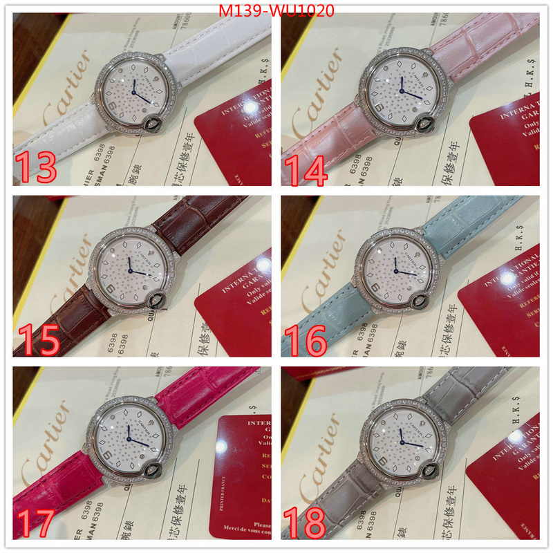 Watch(4A)-Cartier good ID: WU1020 $: 139USD