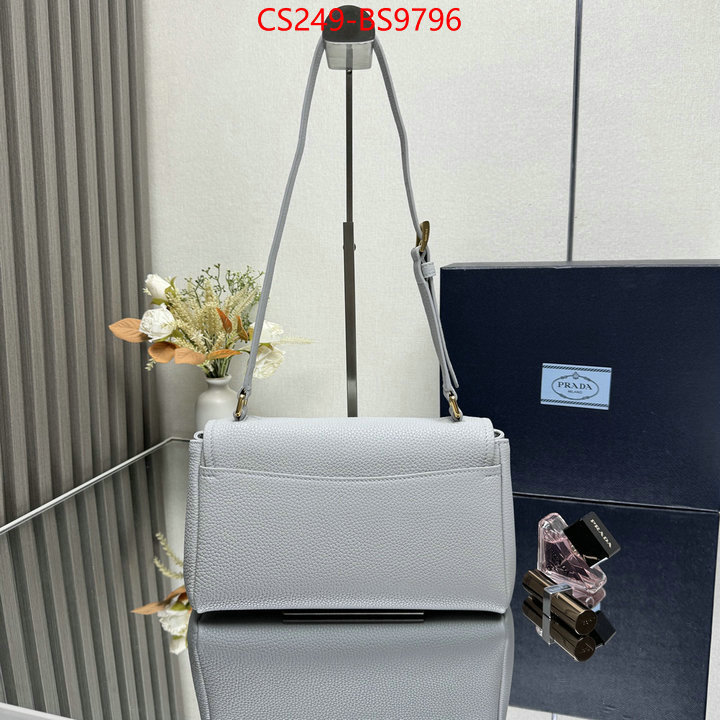 Prada Bags(TOP)-Handbag- 7 star quality designer replica ID: BS9796 $: 249USD,