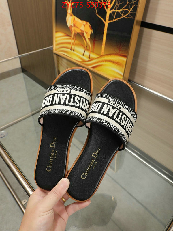 Women Shoes-Dior luxury fake ID: SS9373 $: 75USD
