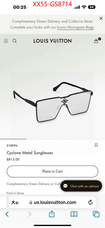 Glasses-LV we provide top cheap aaaaa ID: GS8714 $: 55USD