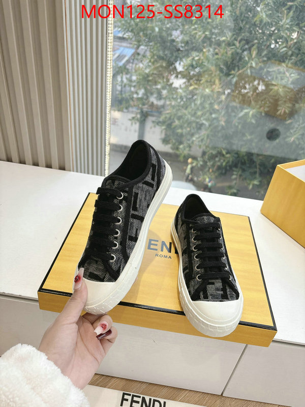 Men Shoes-Fendi best aaaaa ID: SS8314 $: 125USD