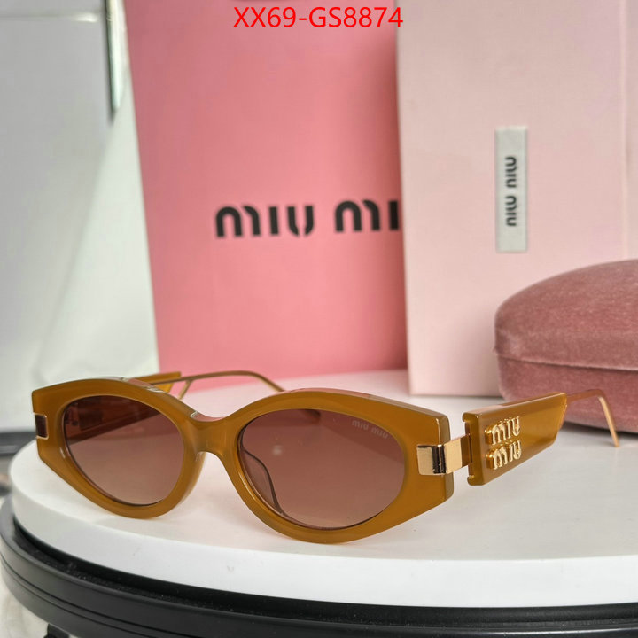 Glasses-Miu Miu replica sale online ID: GS8874 $: 69USD