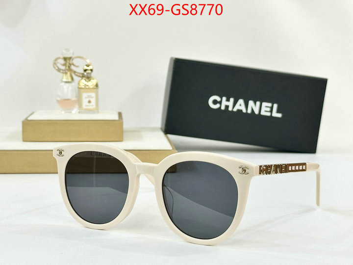 Glasses-Chanel designer fake ID: GS8770 $: 69USD