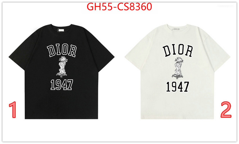 Clothing-Dior wholesale designer shop ID: CS8360 $: 55USD