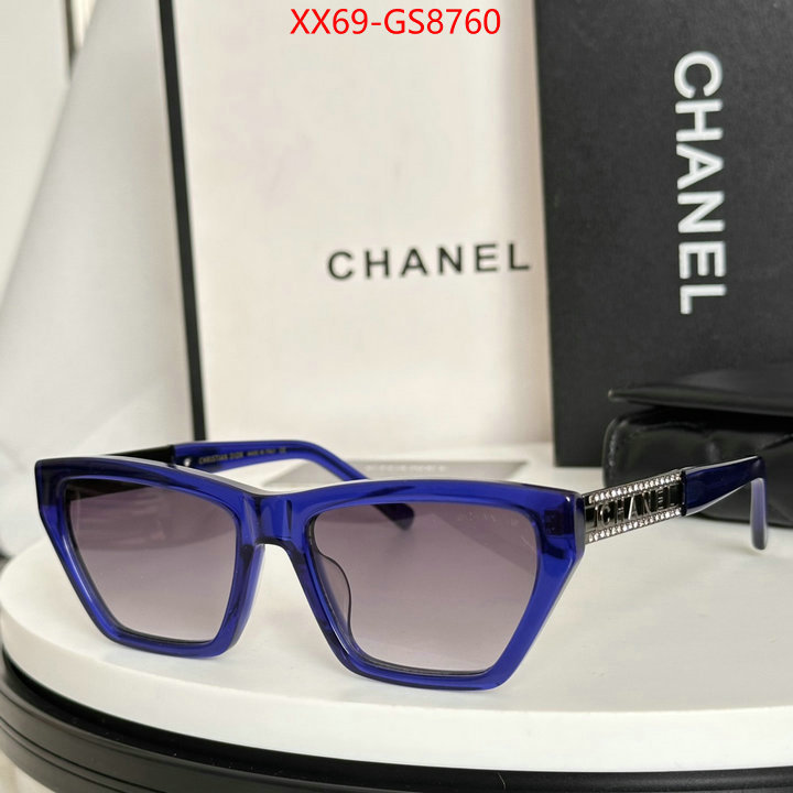 Glasses-Chanel we provide top cheap aaaaa ID: GS8760 $: 69USD
