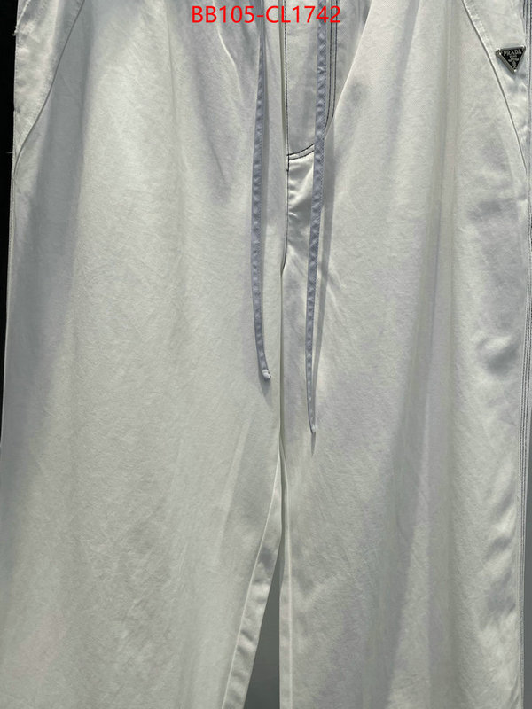 Clothing-Prada wholesale 2024 replica ID: CL1742 $: 105USD