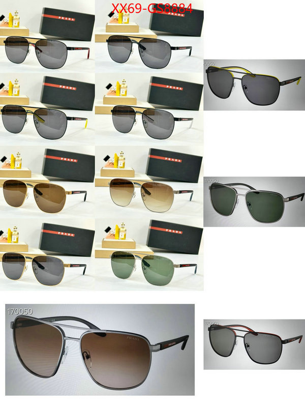 Glasses-Prada buy the best high quality replica ID: GS8884 $: 69USD