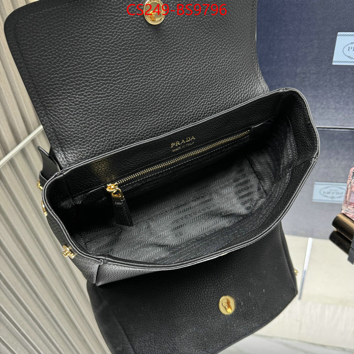 Prada Bags(TOP)-Handbag- 7 star quality designer replica ID: BS9796 $: 249USD,