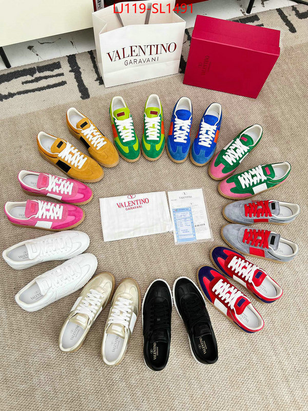 Men Shoes-Valentino high quality replica designer ID: SL1491 $: 129USD