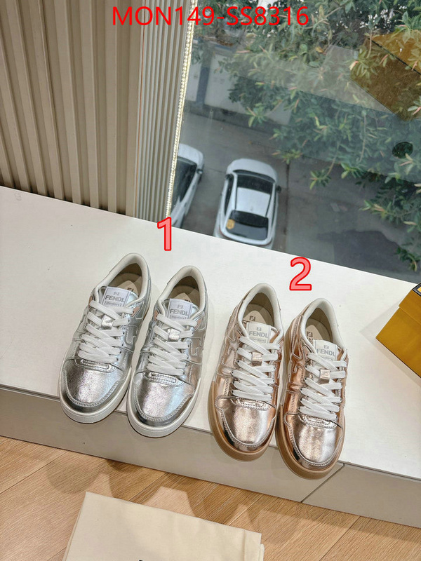 Men Shoes-Fendi perfect quality designer replica ID: SS8316 $: 149USD
