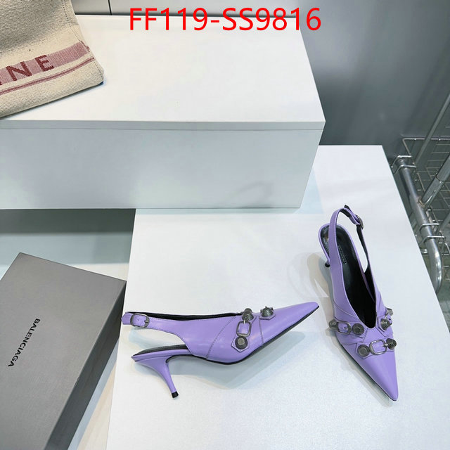 Women Shoes-Balenciaga top quality designer replica ID: SS9816 $: 119USD
