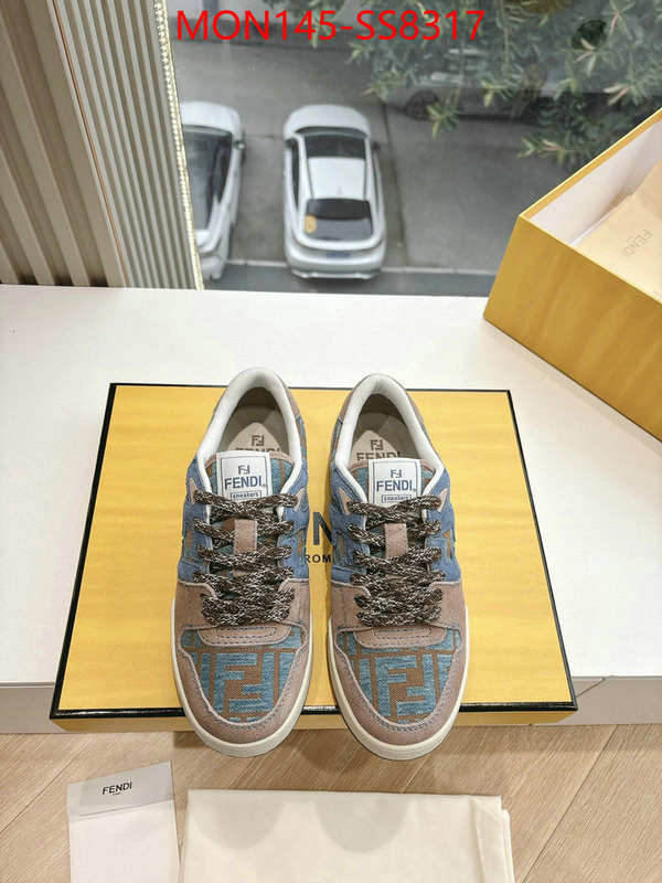 Men Shoes-Fendi 2024 aaaaa replica 1st copy ID: SS8317 $: 145USD