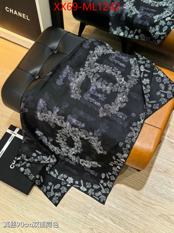 Scarf-Chanel knockoff highest quality ID: ML1242 $: 69USD