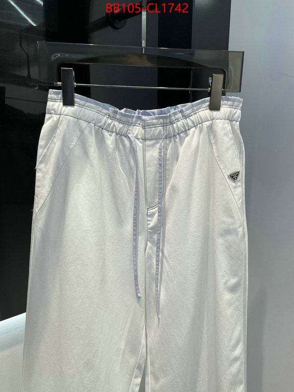 Clothing-Prada wholesale 2024 replica ID: CL1742 $: 105USD