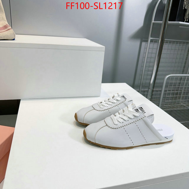 Women Shoes-Miu Miu designer 1:1 replica ID: SL1217 $: 100USD