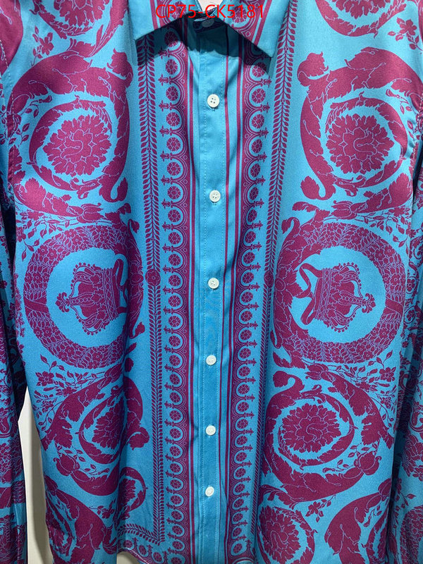 Clothing-Versace 7 star quality designer replica ID: CK5181 $: 75USD