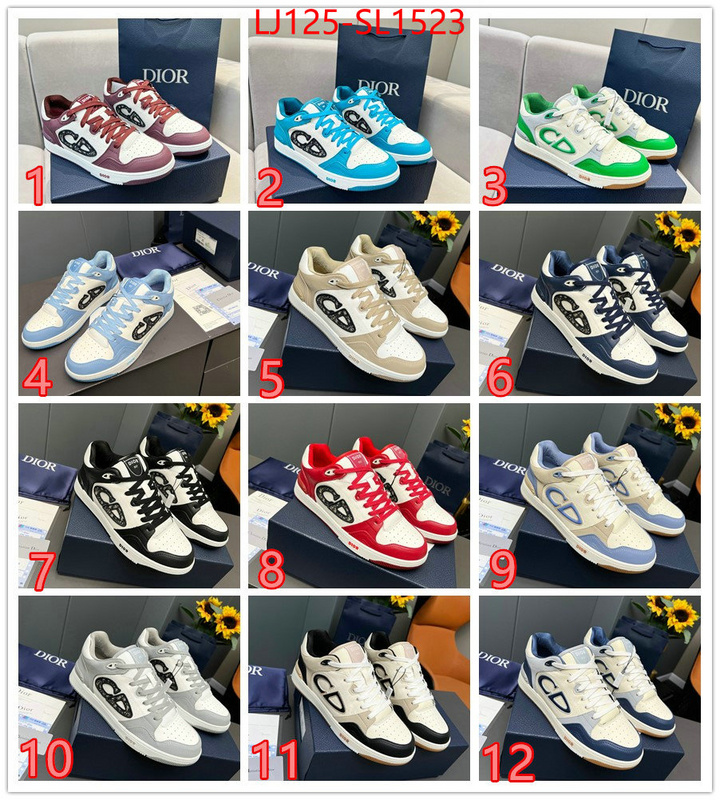 Men shoes-Dior copy aaaaa ID: SL1523 $: 125USD