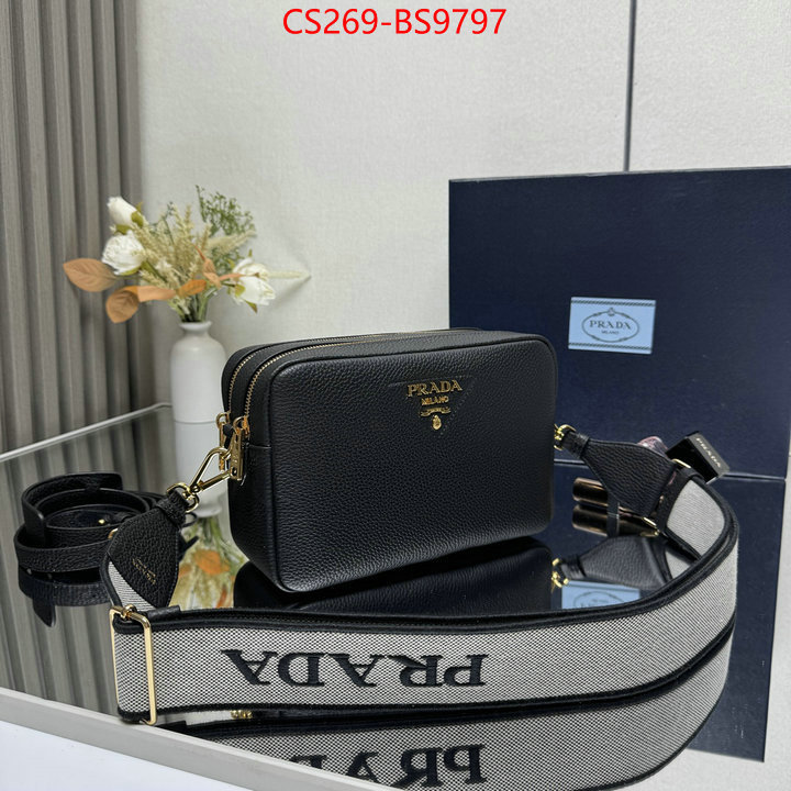 Prada Bags(TOP)-Crossbody- what is a counter quality ID: BS9797 $: 269USD,