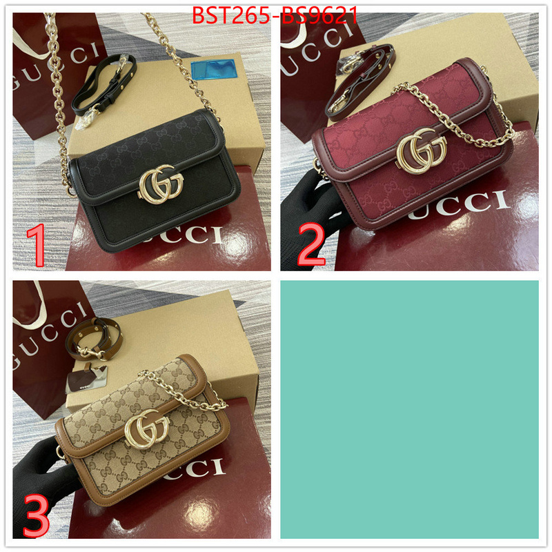 Gucci Bags(TOP)-Crossbody- what best replica sellers ID: BS9621 $: 265USD,