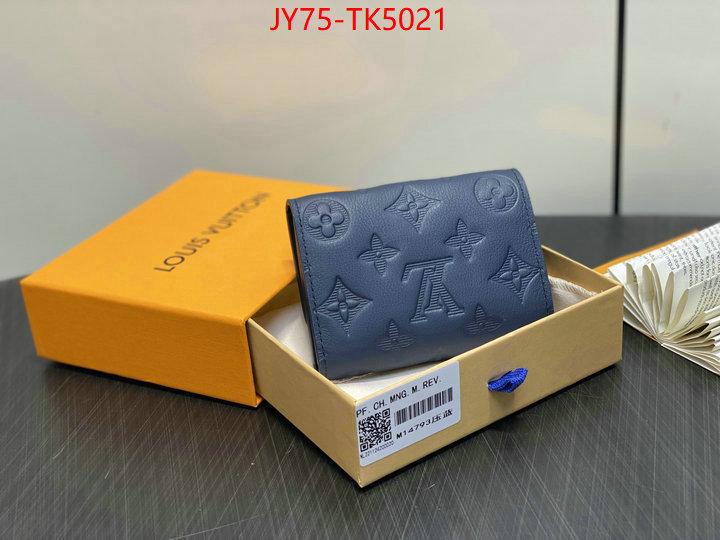 LV Bags(TOP)-Wallet practical and versatile replica designer ID: TK5021 $:75USD,