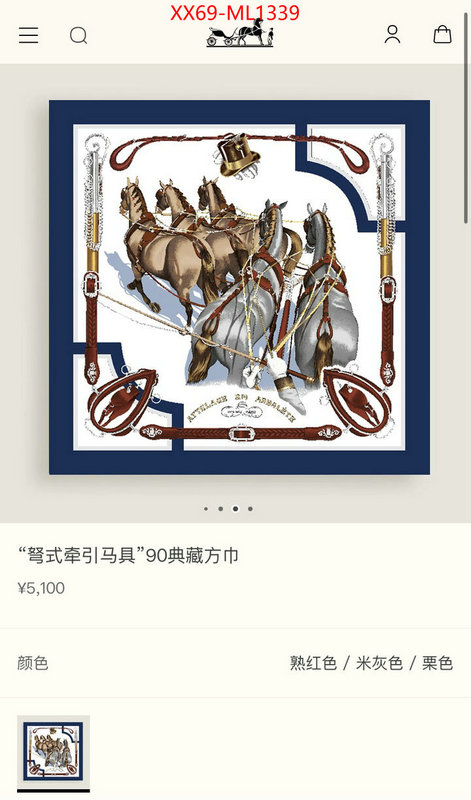 Scarf-Hermes fashion replica ID: ML1339 $: 69USD