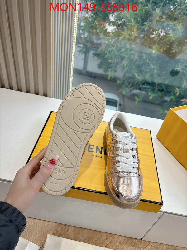 Men Shoes-Fendi perfect quality designer replica ID: SS8316 $: 149USD