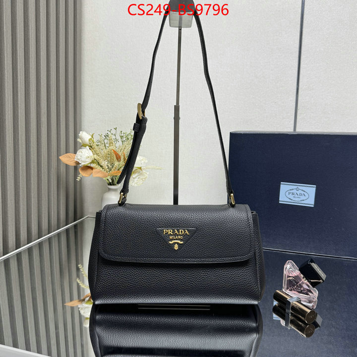 Prada Bags(TOP)-Handbag- 7 star quality designer replica ID: BS9796 $: 249USD,