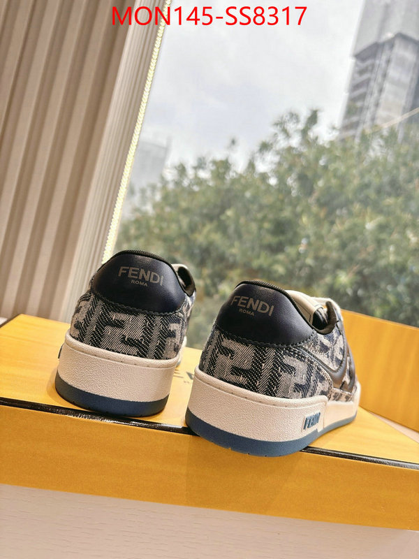 Men Shoes-Fendi 2024 aaaaa replica 1st copy ID: SS8317 $: 145USD