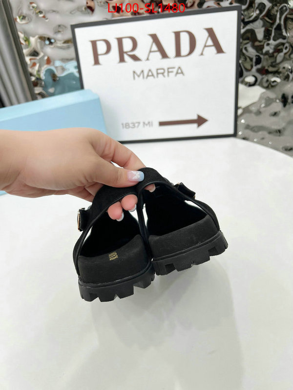 Women Shoes-Prada luxury fake ID: SL1480 $: 100USD