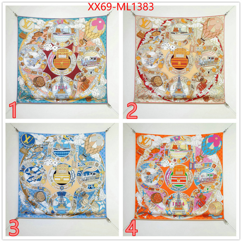 Scarf-LV brand designer replica ID: ML1383 $: 69USD